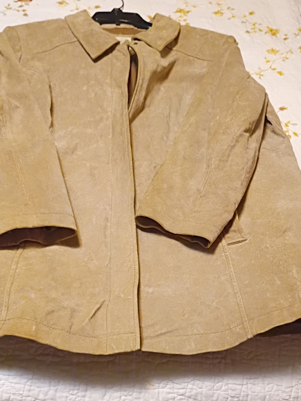 Cherokee Tan Suede Trench Coat